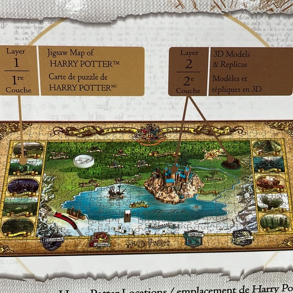 Harry Potter 4D Puzzle Complete With Instructions Hogwarts Wizarding World - Picture 8 of 13